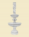 Фигурка (скульптура) фонтан девушка с рогом изобилия чаши глубокие большая из бетона